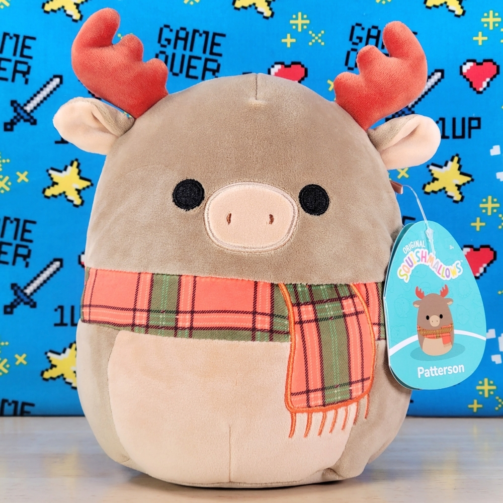 Squishmallow Patterson the Moose 7" UltraSoft Stuffed Animal Toy Plush NWT